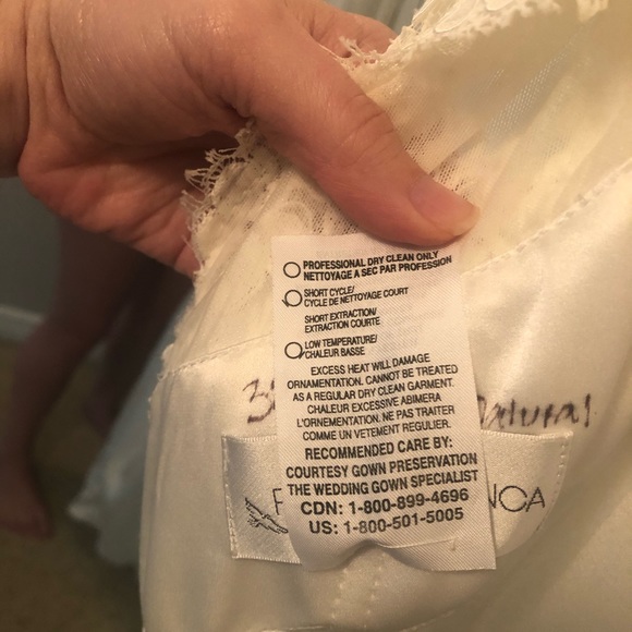 Wedding dress. Paloma Blanca. Size 8. Altered. - Picture 7 of 14